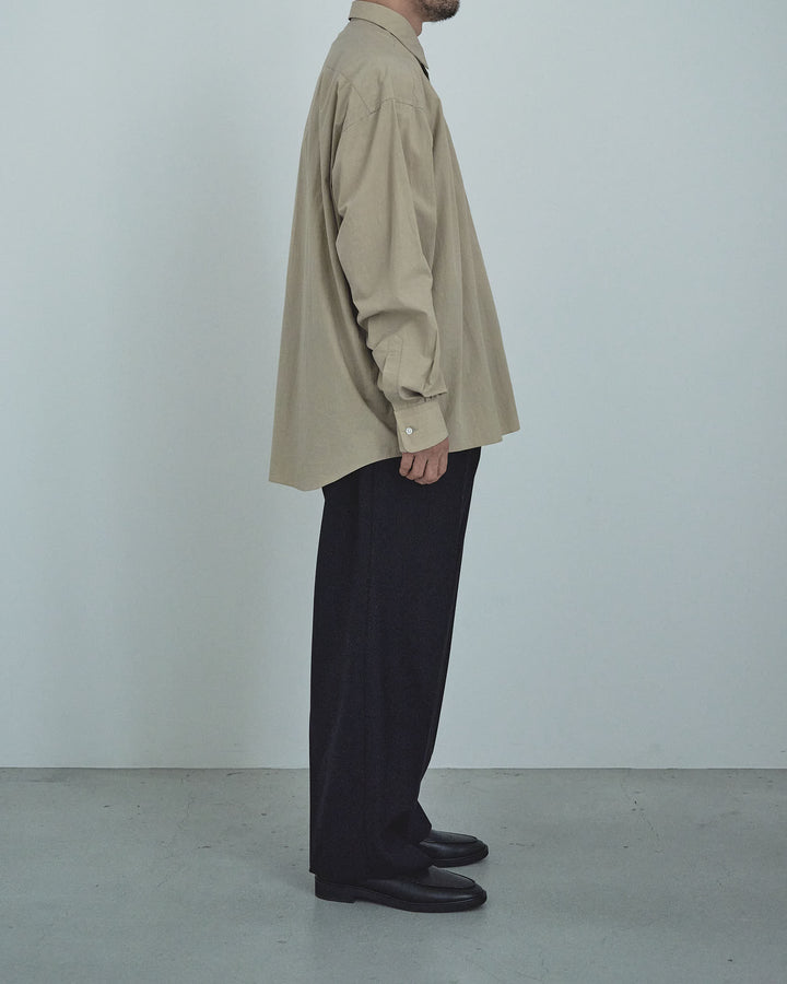 80/1 Cotton Typewriter Regular-Collar Shirt
